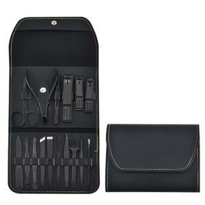 16 Pcs Stainless Steel Manicure <b>Set</b> with PU Leather Case <b>Nail</b> Clippers <b>Set</b> Folding Bag Manicure Tools - Product Image 5