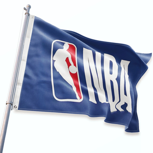 Personnalisé doré pour les guerriers <span class=keywords><strong>NBA</strong></span> équipe drapeau 100% Polyester 3x5 extérieur impression numérique séchage rapide Durable écologique - Product Image 2