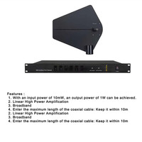Amplificateur de signal UHF 450-950 MHz, répartiteur d'antenne, combinateur IEM quatre canaux pour systèmes d'émetteurs de monitoring intra-auriculaire