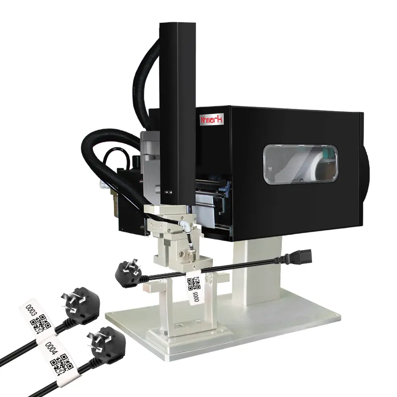 Принтер для печати и маркировки с проводом N-mark в режиме реального времени автоматически подключен к онлайн-маркировочной машине для маркировки