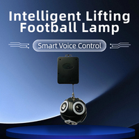 Lumière cinétique de levage de ballon de football 6*5W RGB 3-en-1 LED dynamique, sphère de levage à treuil 13CH DMX512, éclairage d'effet pour discothèque, club, DJ, scène