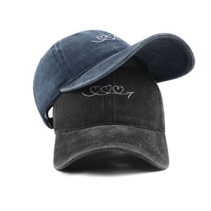 Gorra de Béisbol de Algodón Lavado con Logotipo Personalizado, Estilo Vintage, Desgastado, sin Estructura, Suave, para Hombre y Mujer - Product Image 1