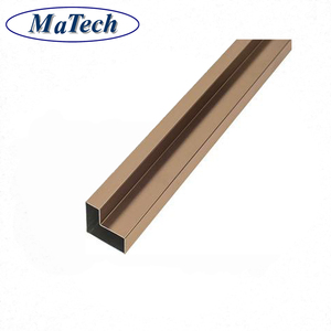 โปรไฟล์ U <span class=keywords><strong>แบบ</strong></span>กำหนดเองระดับมืออาชีพ2525รูปแบบโปรไฟล์อลูมิเนียม6061t6 - Product Image 5