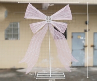 Vv399 Usine En Gros Toile De Fond Lumières Led Lumière Aile Décoration Led Fleurs Géantes Fête Événement Scène Décor Toile De Fond Stand