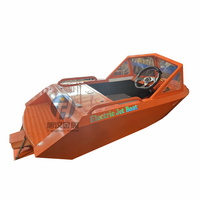 Embarcation Personnelle de Loisirs Aquatiques Fabrication Métallique en Aluminium Bateau de Voiture avec Moteur Électrique Mini Jet Boat Propulsion Hydrojet Kart