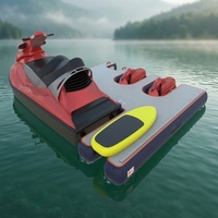 Plate-forme flottante gonflable pour SUP et installation d'amusement aquatique de jet ski pour la navigation de plaisance