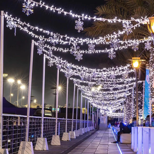 Guirlande lumineuse LED blanc chaud pour décorations <span class=keywords><strong>de</strong></span> centres commerciaux, étanche, à brancher, pour <span class=keywords><strong>intérieur</strong></span>/extérieur, sapin <span class=keywords><strong>de</strong></span> <span class=keywords><strong>Noël</strong></span>, patio, mariage - Product Image 4