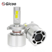 GICOO P150 Phares LED Super Haute Puissance 300W Nouveaux 30000 Lumens Adaptation Universelle Canbus H4/H11/9005-9006-9012/H1/H7/D2H 6000K