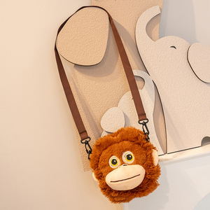 Peluches gorille transfrontalières, poupées singes miniatures, sacs à dos, sacs bandoulière, trousses <span class=keywords><strong>de</strong></span> maquillage - Product Image 6