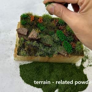 Trifolium, хлопковая модель из листьев киноа, масштаб 1:64, миниатюрная сцена - Product Image 4