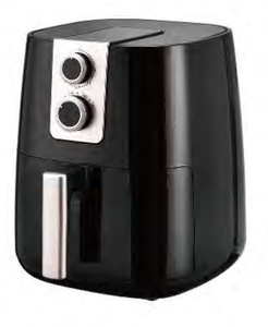 Friteuse à tiroir de grande capacité 8L Friteuse à air visible avec double bouton de contrôle avec minuterie Avec fenêtre de visualisation - Product Image 3