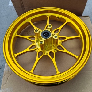Nuevas Ruedas de Aluminio CNC de 12 Pulgadas con Recubrimiento en Polvo y Pintura Horneada, Resistentes a la Intemperie, con Logotipo Personalizado para Scooter Giorno-Tropical - Product Image 5