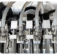 Machine de remplissage et de bouchage entièrement automatique à 4 têtes, haute technologie, pour liquides antigel, avec suivi sous-marin et fonction anti-gel