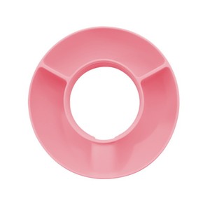 Bandeja de silicona para refrigerios, redonda, con 2-3 compartimentos, reutilizable, para la copa Stanley, bandeja para helados, color rosa - Product Image 1