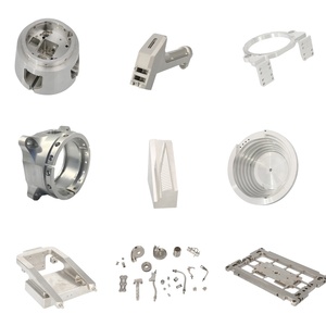 Pièces mécaniques de précision en aluminium poli usinées CNC - Product Image 1