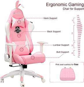 Massage <strong>Gaming</strong> <strong>Chair</strong> for Adults Large Size Computer Ergonomic Game <strong>Chair</strong> Heavy Duty Big and Tall Gamer <strong>Chair</strong> Racing Style - Product Image 2