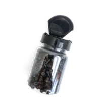 Anneaux micro-rings à capuchon rabattable, 1000 pièces, doublés de silicone, perles de 4,0 mm, 4,5 mm, 5,0 mm, extensions de cheveux