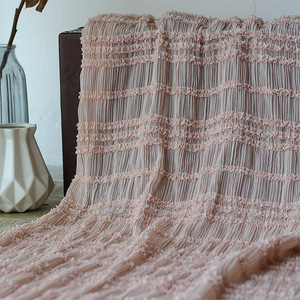 Nouvelle <span class=keywords><strong>Robe</strong></span> <span class=keywords><strong>de</strong></span> Fée Multicolore Moderne en Tissu Plissé et Volanté en Chiffon <span class=keywords><strong>de</strong></span> Polyester Brodé, Très Élastique et Résistant à l'Abrasion - Product Image 1