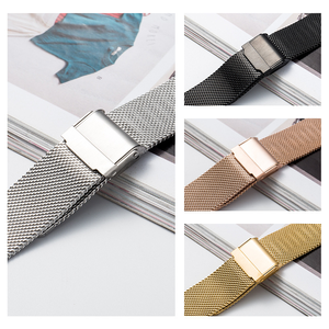 Milanese 20 22mm <span class=keywords><strong>orologio</strong></span> da polso in metallo maglia fibbia <span class=keywords><strong>per</strong></span> <span class=keywords><strong>cintura</strong></span> in acciaio inossidabile in metallo smart Watch band <span class=keywords><strong>per</strong></span> samsung watch 7 6 - Product Image 5