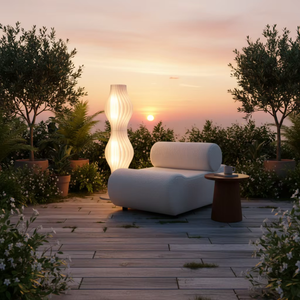 Canapé paresseux sans accoudoirs en laine d'agneau, style nordique <span class=keywords><strong>moderne</strong></span>, pour suite d'hôtel de style nordique, salon de <span class=keywords><strong>chalet</strong></span> de station de ski et véranda de villa scandinave - Product Image 5