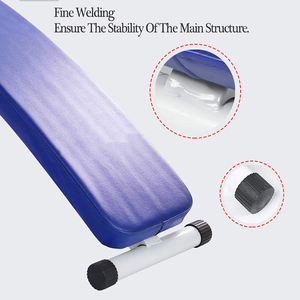 조절 가능한 금속 복근 벤치 홈짐 곡선형 인클라인/디클라인 접이식 근력 트레이닝 웨이트 벤치 - Product Image 6