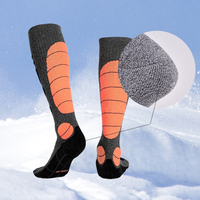 Chaussettes professionnelles pied chaud laine mérinos chasse Camping ski extérieur alpinisme Hik épaissi neige Ski chaussettes de sport