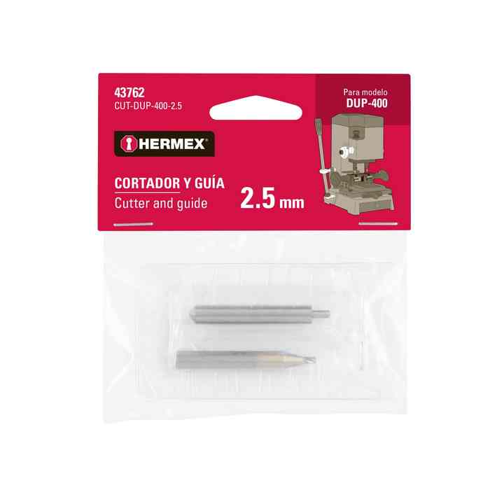 Hermex CUT-DUP-400-2.5 Cutter and Guide for DUP-400 2.5 mm Cutting & Forming Tools