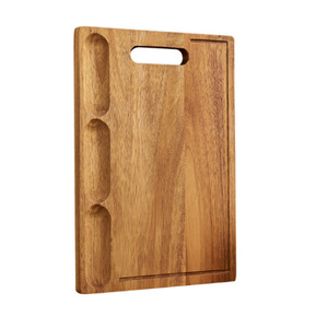 Bamboo Cutting Board 45x30x3.5cm Square With Juice Sink Kitchen Chopping <b>Block</b> - Product Image 2