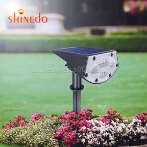 Nueva llegada Led Solar a prueba de agua al aire libre de pared ajustable foco de luz para jardín lámpara de césped - Product Image 4