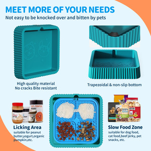 factory outlet Pet spill prevention dog bowl slow food licking pad outdoor dog bowl licking pad - Product Image 2