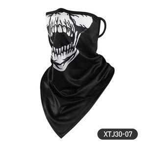 Cache-cou rafraîchissant en soie glacée à motif drapeau américain et cachemire, protection solaire UV, <span class=keywords><strong>cagoule</strong></span>, masque facial pour <span class=keywords><strong>moto</strong></span>, cyclisme, randonnée - Product Image 6