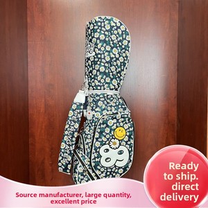 NOUVEAU <span class=keywords><strong>Sac</strong></span> <span class=keywords><strong>de</strong></span> golf PEARLY GATES pour hommes et femmes, avec poignée télescopique, en tissu motif chrysanthème et marguerite florale - Product Image 2