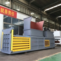 Presse à balles horizontale Jinma à système hydraulique 220V – Recyclage et élimination écologiques des déchets
