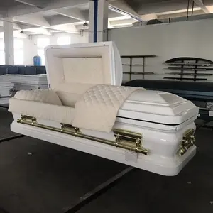 HAMPTON 18 gauge gasketed metal casket for the dead body