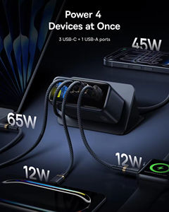 Cargador USB C Picogo de 140W, Cargador Rápido para Múltiples Dispositivos con 4 Puertos, Pantalla Inteligente y <span class=keywords><strong>Control</strong></span> Táctil, Tecnología GaN - Product Image 4