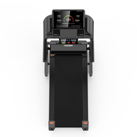 Caminadora Eléctrica para el Hogar con Pantalla LED, Motor Silencioso sin Escobillas de 4.0 HP, Inclinación Automática de 20 Niveles, Área de Corredor Extra Ancha, Entrenamiento Físico
