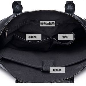 Muestra gratuita de maletines ejecutivos para abogados, de cuero genuino OEM, para portátiles de 15.6 pulgadas 4 - Product Image 3