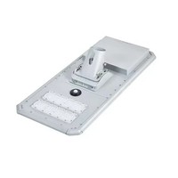 Lámpara Solar LED para Calle Chino WS-30W de 30W, DC, IP65 Impermeable, de Aluminio, con Sensor de Movimiento, Control por Aplicación/Remoto, para Carreteras, Todo en Uno