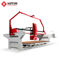 Hongyi CNC 5 axes + routeur marbre découpeuse Quartz tuile pierre pont scie pour granit
