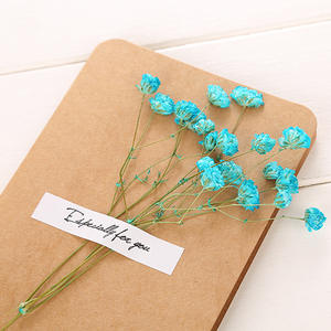 Cartes de remerciement en gros, cartes de vœux florales avec fleurs séchées - Product Image 5