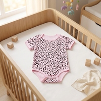 Baby Neugeborenen Niedlicher Strampler Säuglings-Bodysuit Reine Baumwolle Knopfverschluss Schmetterling/Blumen/Kariert Muster