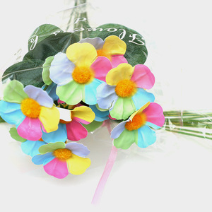 Ramo de Margaritas Simuladas de Plástico, Arreglo Floral de Alta Simulación para Bodas, Estilo Clásico - Product Image 4