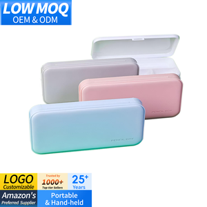 Instagramスタイルマカロンつや消しPPプラスチックペンシルボックス小学生学習文房具収納ギフト用 - Product Image 1