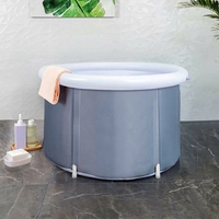 Funworldsport Baignoire gonflable isolée en PVC Bain de glace Thérapie en plongée froide Bain de glace Refroidisseur d'eau