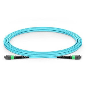 Jumper MTP, MTP-16 APC (femelle) vers MTP-16 APC (femelle), 16 fibres, multimode (OM3), double catégories (OFNR/LSZH), <span class=keywords><strong>crossover</strong></span> max. 0,35 dB - Product Image 1
