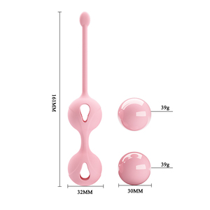Kit de Pesas para Ejercicios con Bolas de <span class=keywords><strong>Kegel</strong></span>, Bolas Ben Wa para Mujeres, Vibrador Recargable por USB a Prueba de Agua con Revestimiento Sin Látex - Product Image 3