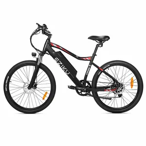 Offre Spéciale nouveau modèle électrique VTT vélo Ebike cyclomoteur avec cadre en alliage d'aluminium 48V 10.4Ah350W batterie pour l'extérieur