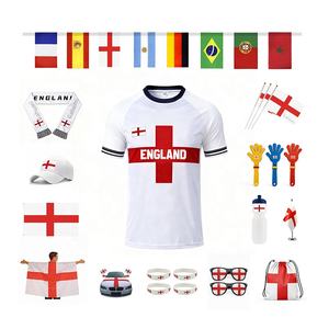 Camiseta de Sublimación para Fanáticos del Fútbol de Inglaterra, Canadá, México, Estados Unidos, Copa Mundial 2026, 100% Poliéster, Transpirable, de Secado Rápido y Ligera - Product Image 2
