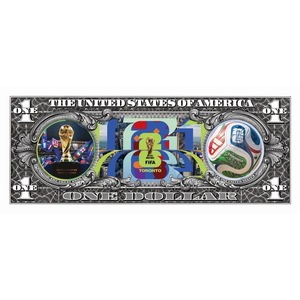 2026 para la <span class=keywords><strong>serie</strong></span> EE. UU., Canadá, México: Billetes conmemorativos coleccionables de 42 equipos, modelo CM-sjb, venta al por mayor de fábrica. - Product Image 5