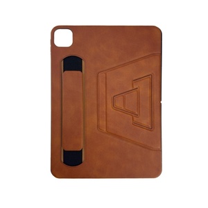 Para <span class=keywords><strong>Ipad</strong></span> Air 13 pulgadas M3 2024 2025 <span class=keywords><strong>funda</strong></span> correa de muñeca soporte de cuero tableta pulsera <span class=keywords><strong>funda</strong></span> para <span class=keywords><strong>Ipad</strong></span> 12,9 <span class=keywords><strong>Pro</strong></span> <span class=keywords><strong>funda</strong></span> 2018-2022 - Product Image 4
